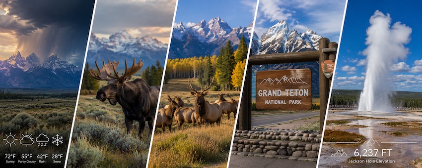 Jackson Hole and National Park Wildlife